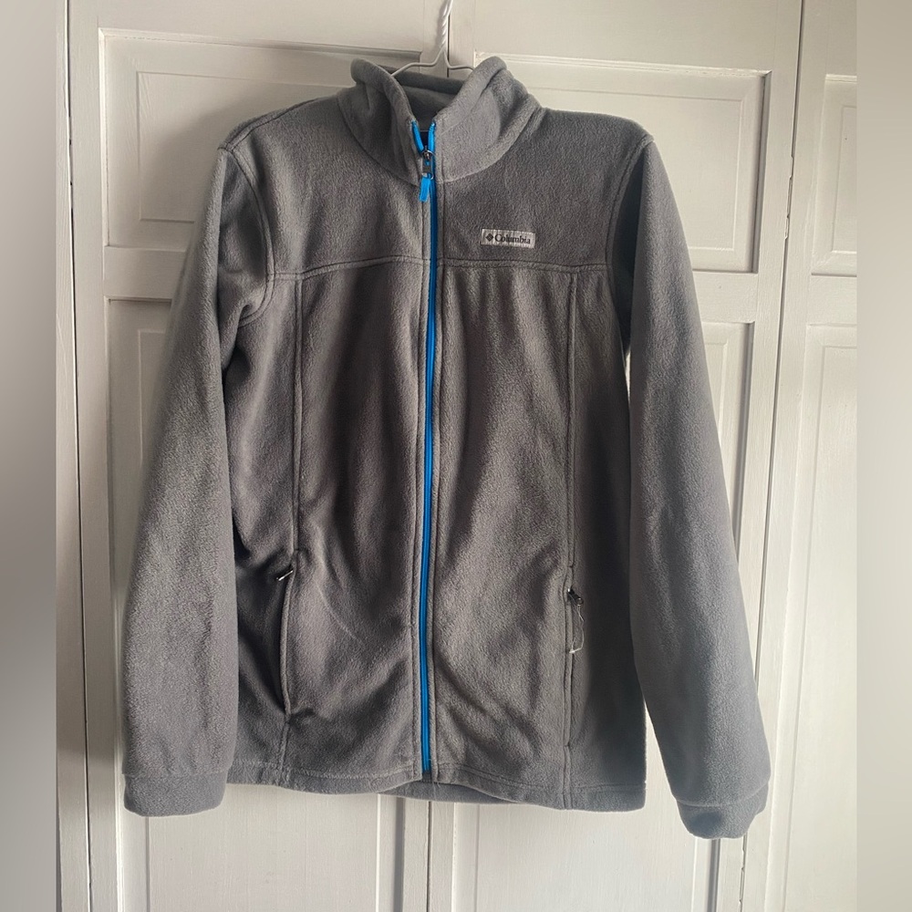 NWOT Columbia boys fleece jacket, grey size xxl